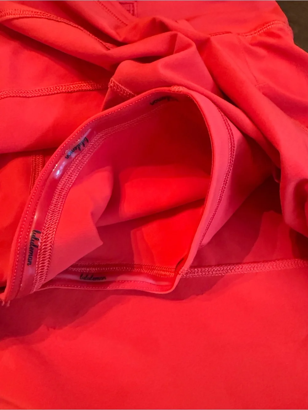 lululemon athletica Pace Rival Vibrant Coral Athletic Skort